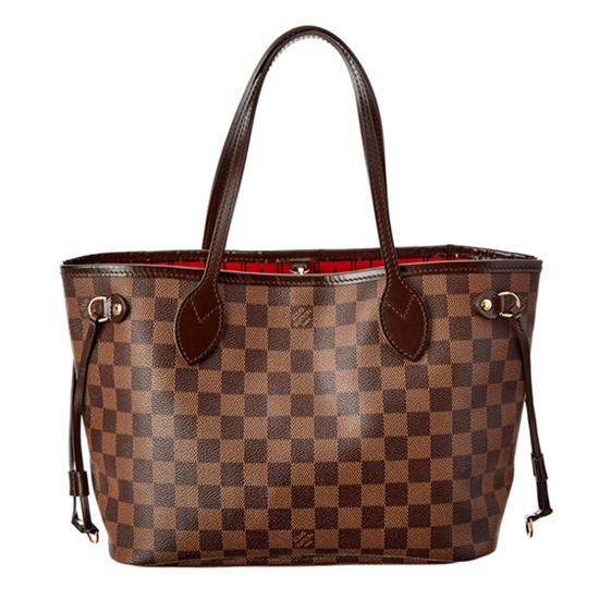 Louis Vuitton N51109 Neverfull PM Shoulder Bag Damier Ebene Canvas Louis Vuitton N51109 Neverfull PM Shoulder Bag Damier Ebene Canvas