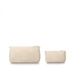Louis Vuitton Multi Pochette Accessoires Cream M46568 Black M80399