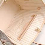 Louis Vuitton N51107 Neverfull MM Shoulder Bag Damier Azur Canvas
