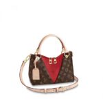 Louis Vuitton V Tote BB Black M43976 Red M43966 Pink M43967