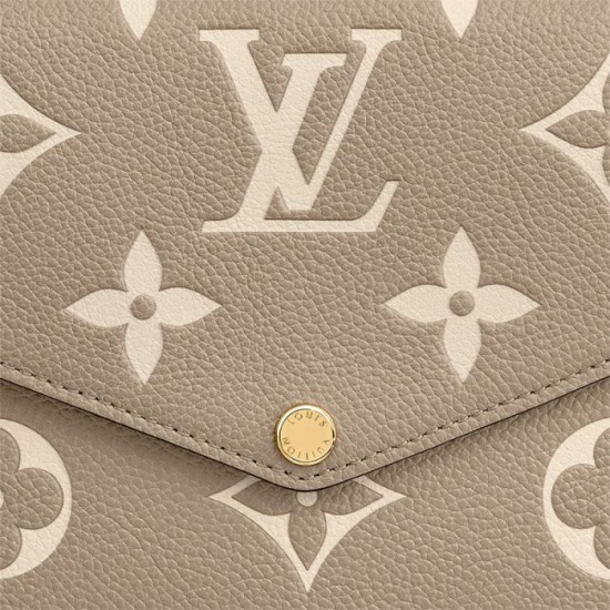 Louis Vuitton Félicie Pochette Gray M69977 Black M80482 Louis Vuitton Félicie Pochette Gray M69977 Black M80482