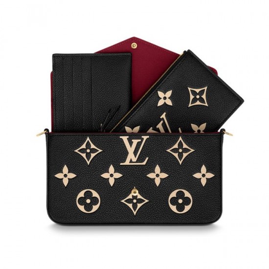 Louis Vuitton Félicie Pochette Gray M69977 Black M80482 Louis Vuitton Félicie Pochette Gray M69977 Black M80482