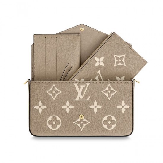 Louis Vuitton Félicie Pochette Gray M69977 Black M80482 Louis Vuitton Félicie Pochette Gray M69977 Black M80482