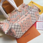 Louis Vuitton N41050 Neverfull MM Shoulder Bag Damier Azur Canvas
