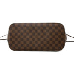 Louis Vuitton N51105 Neverfull MM Shoulder Bag Damier Ebene Canvas