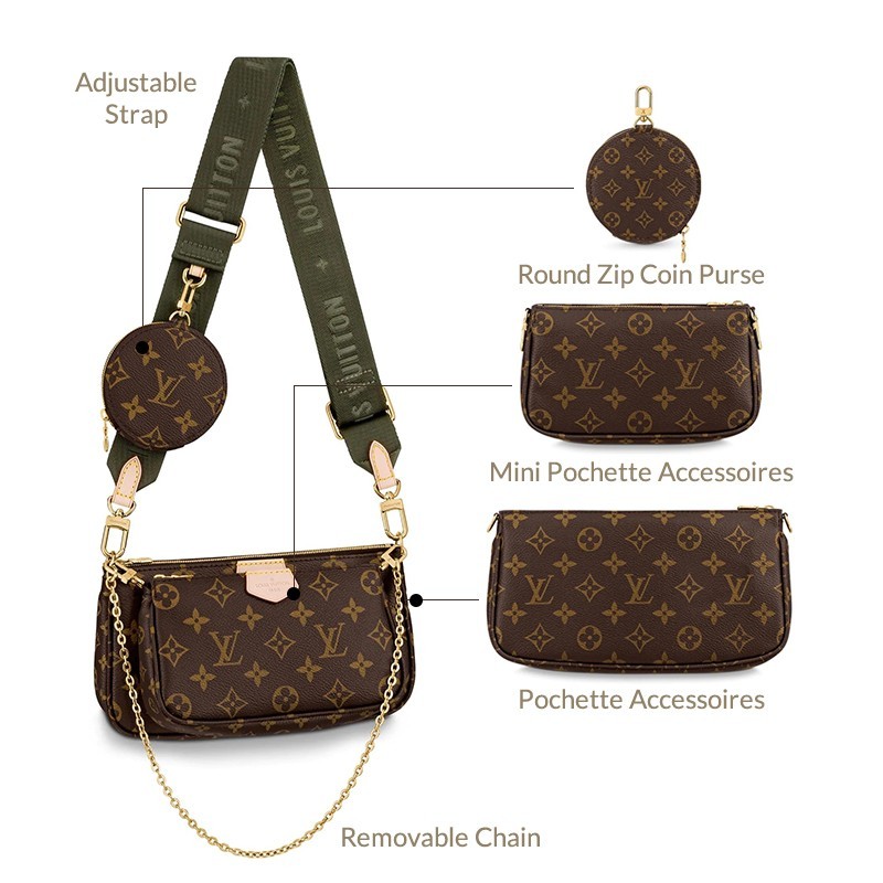 Louis Vuitton M44813 Multi-Pochette Accessoires Monogram Louis Vuitton M44813 Multi-Pochette Accessoires Monogram