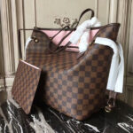 Louis Vuitton N41603 Neverfull MM Shoulder Bag Damier Ebene Canvas