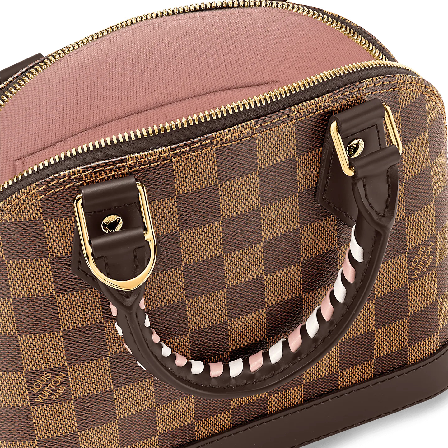 Louis Vuitton Damier Ebene coated canvas N40447 Braided Alma BB Louis Vuitton Damier Ebene coated canvas N40447 Braided Alma BB