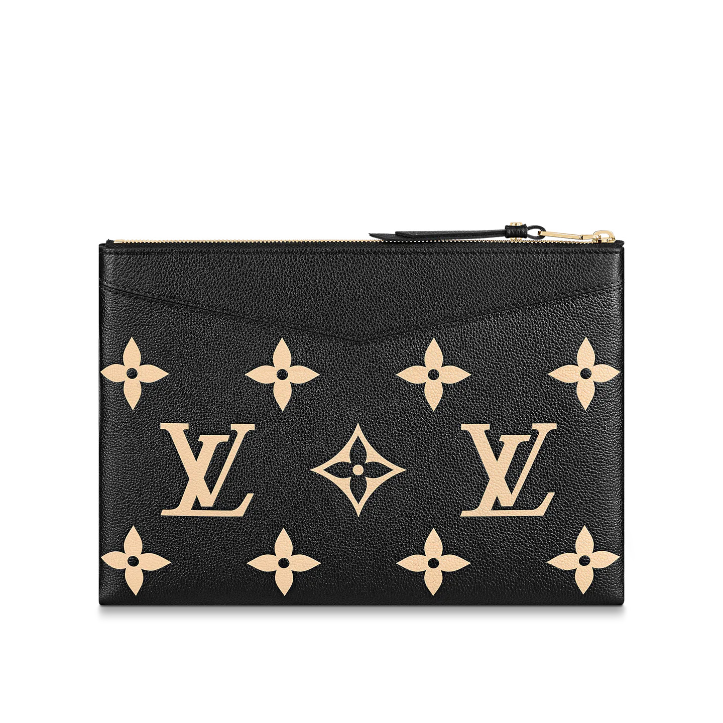 Louis Vuitton Bicolor Monogram Empreinte Leather M81292 Daily Pouch Louis Vuitton Bicolor Monogram Empreinte Leather M81292 Daily Pouch