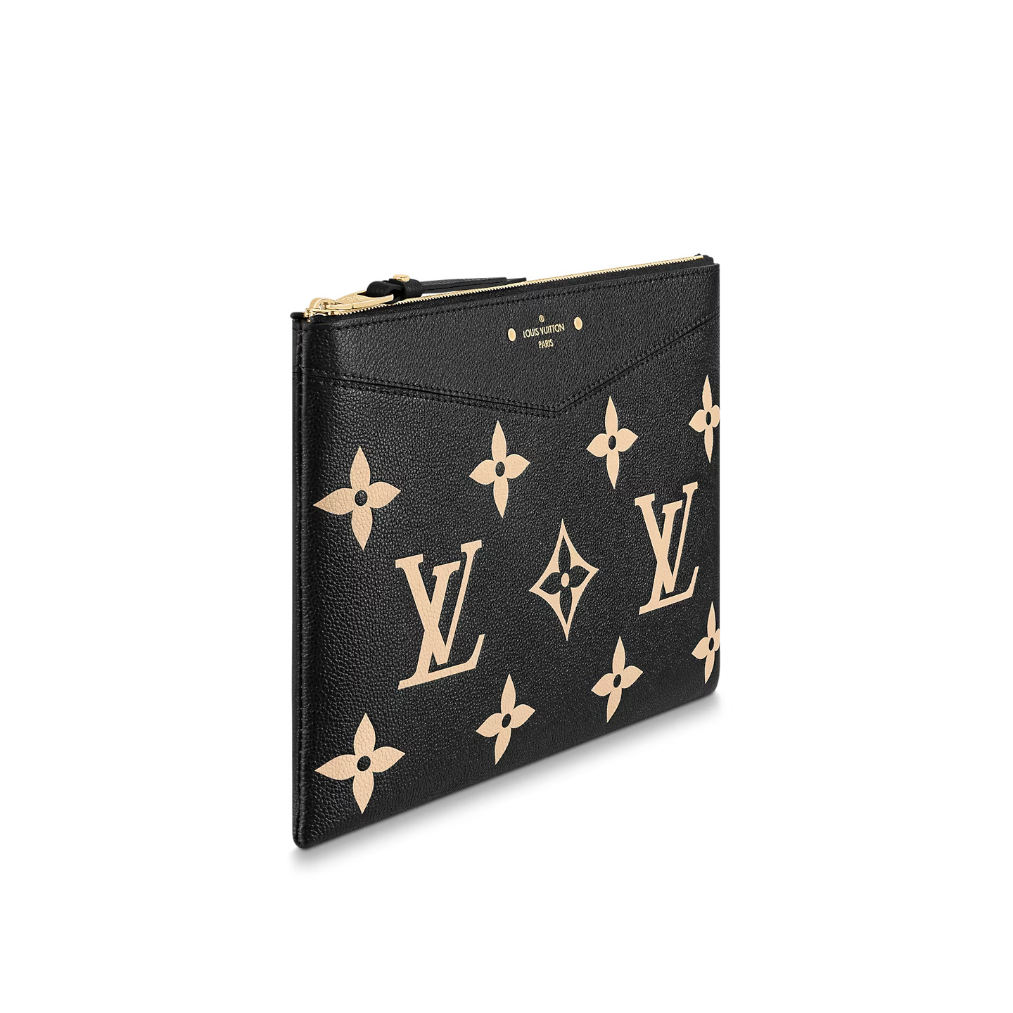 Louis Vuitton Bicolor Monogram Empreinte Leather M81292 Daily Pouch Louis Vuitton Bicolor Monogram Empreinte Leather M81292 Daily Pouch