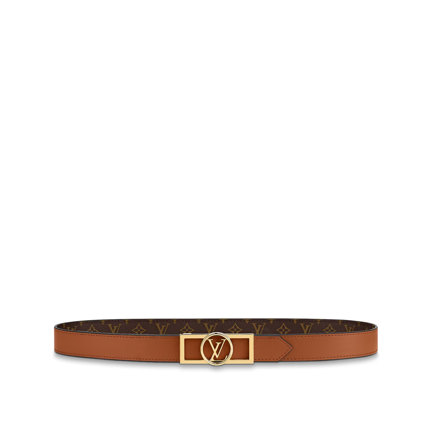 Louis Vuitton M0196Y Monogram Dauphine 25mm Reversible Belt Louis Vuitton M0196Y Monogram Dauphine 25mm Reversible Belt