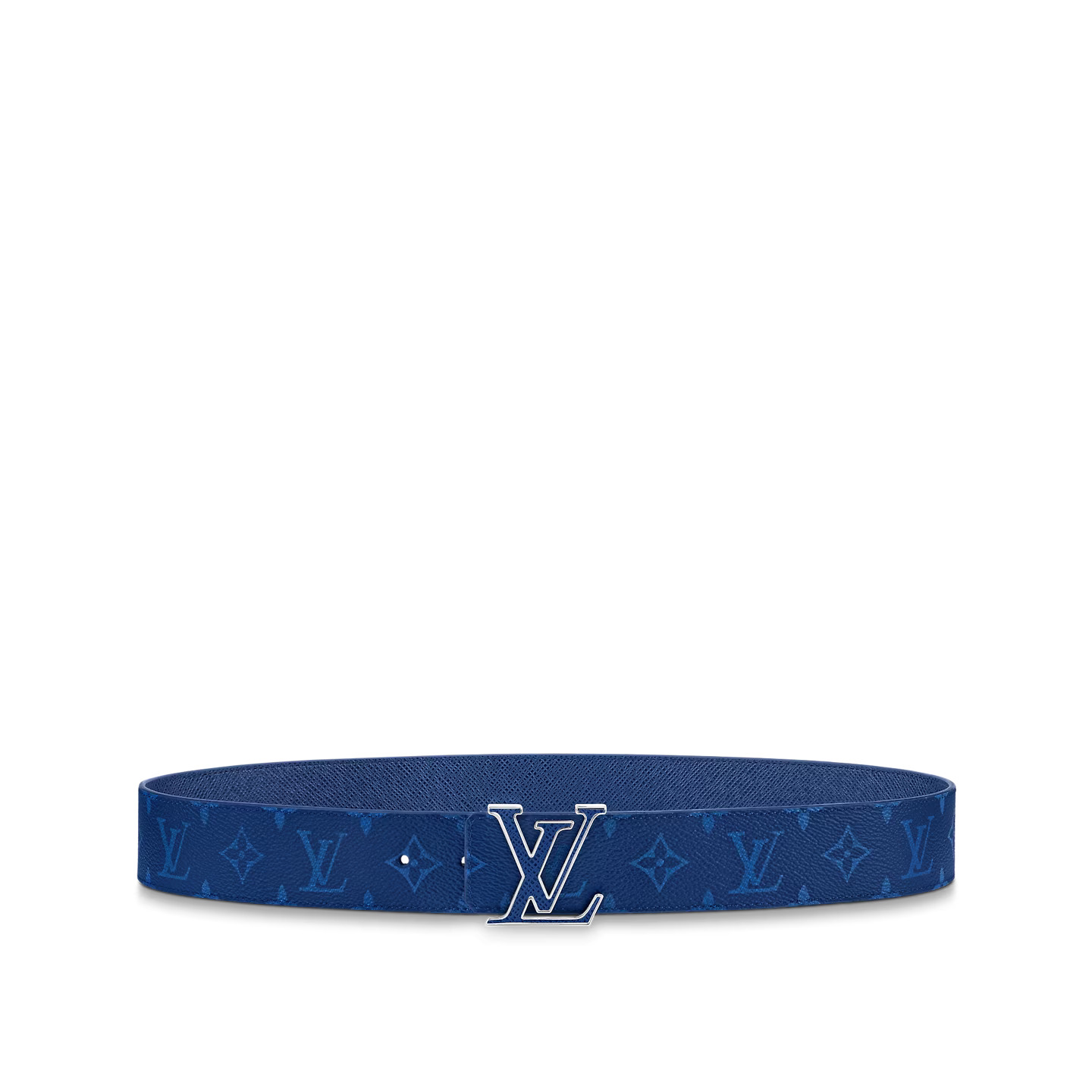 Louis Vuitton M0159U Blue LV Initiales 40mm Reversible Belt Louis Vuitton M0159U Blue LV Initiales 40mm Reversible Belt