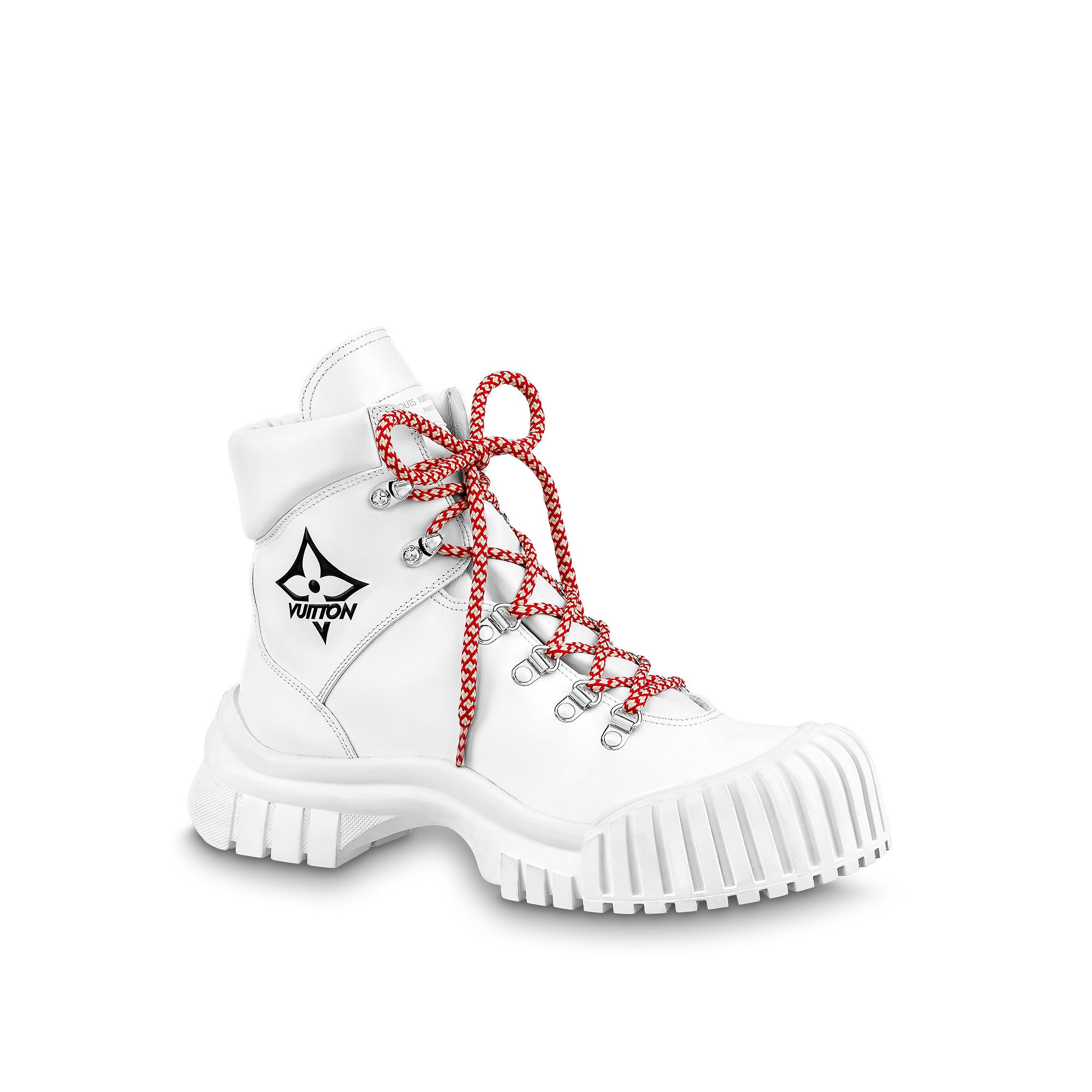 Louis Vuitton LV Ruby Flat Ranger Boot White 1AAM1U Louis Vuitton LV Ruby Flat Ranger Boot White 1AAM1U