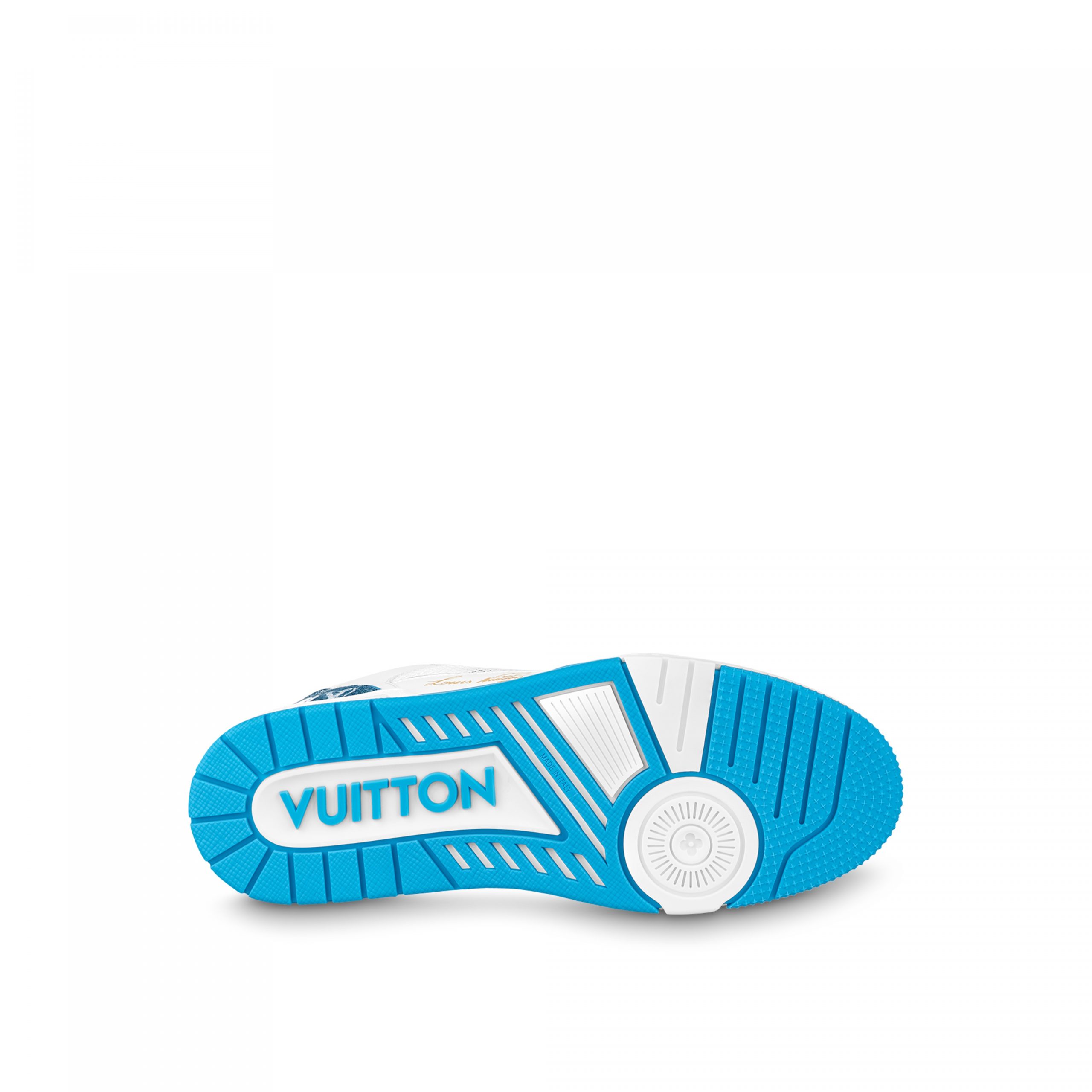 Louis Vuitton LV Trainer Sneaker Velcro strap Monogram denim Blue 1A9ZI6 Louis Vuitton LV Trainer Sneaker Velcro strap Monogram denim Blue 1A9ZI6