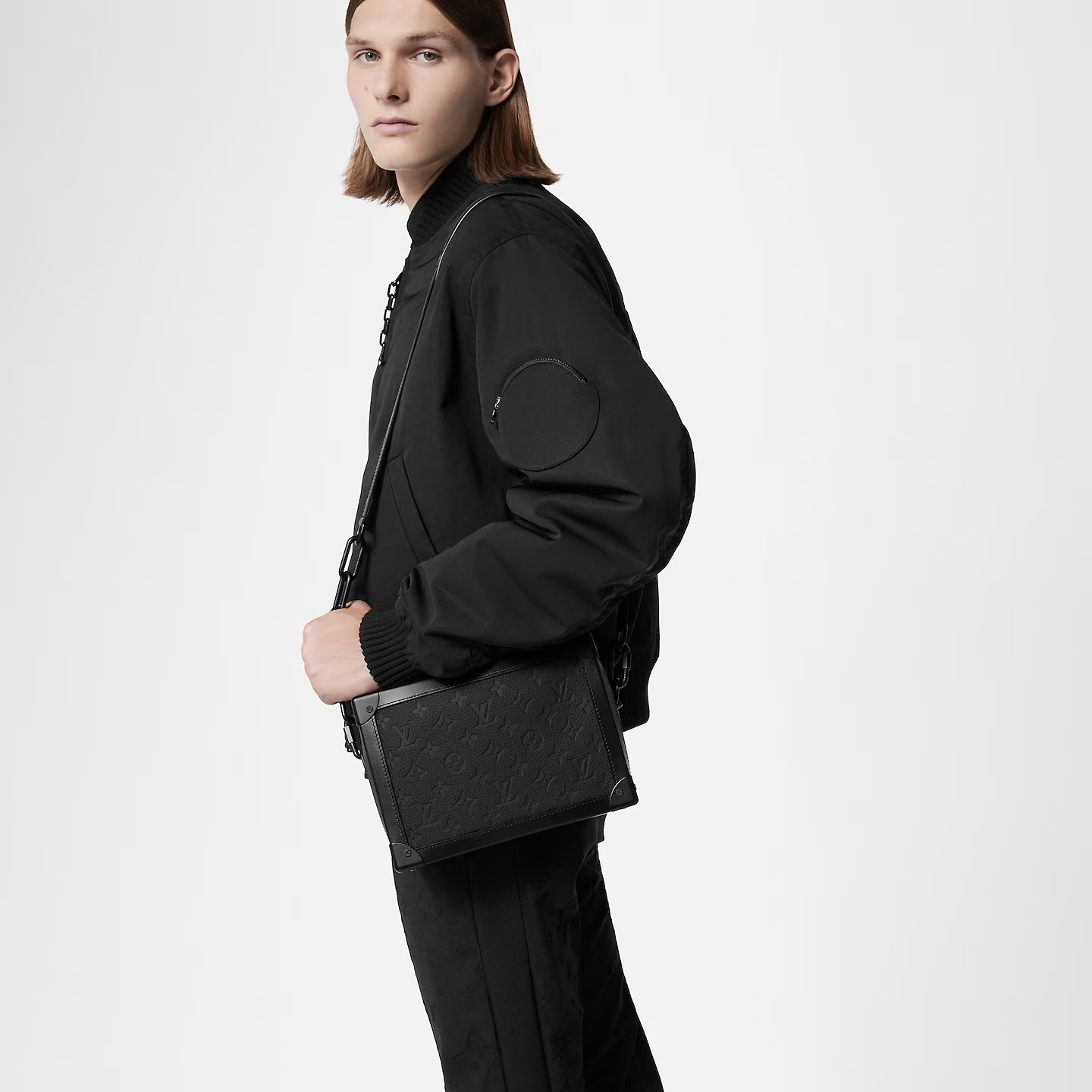 Louis Vuitton Monogram Taurillon Leather M55700 Soft Trunk Louis Vuitton Monogram Taurillon Leather M55700 Soft Trunk