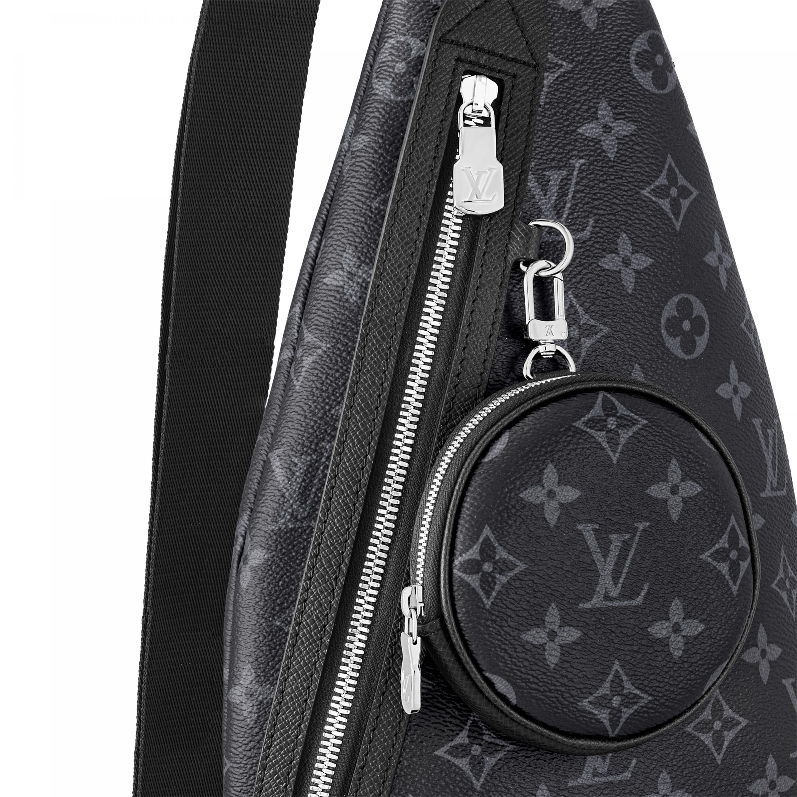 Louis Vuitton Monogram Eclipse M30936 Duo Slingbag Louis Vuitton Monogram Eclipse M30936 Duo Slingbag