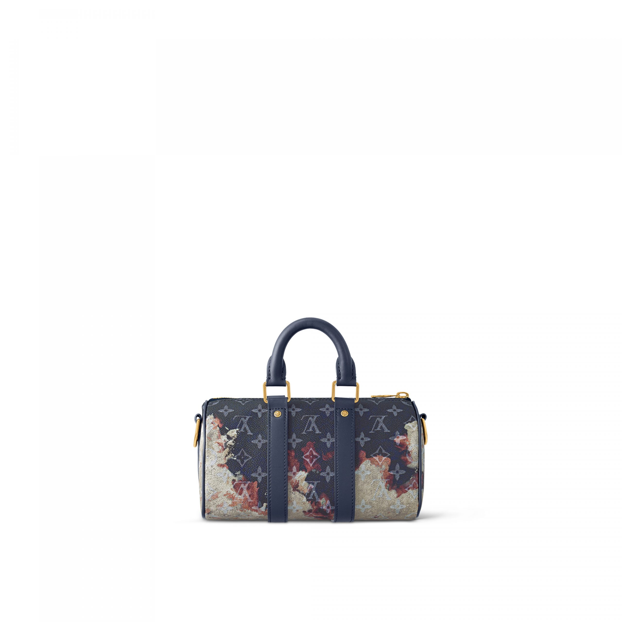 Louis Vuitton Monogram Ink Blue M46804 Keepall Bandoulière 25 Louis Vuitton Monogram Ink Blue M46804 Keepall Bandoulière 25