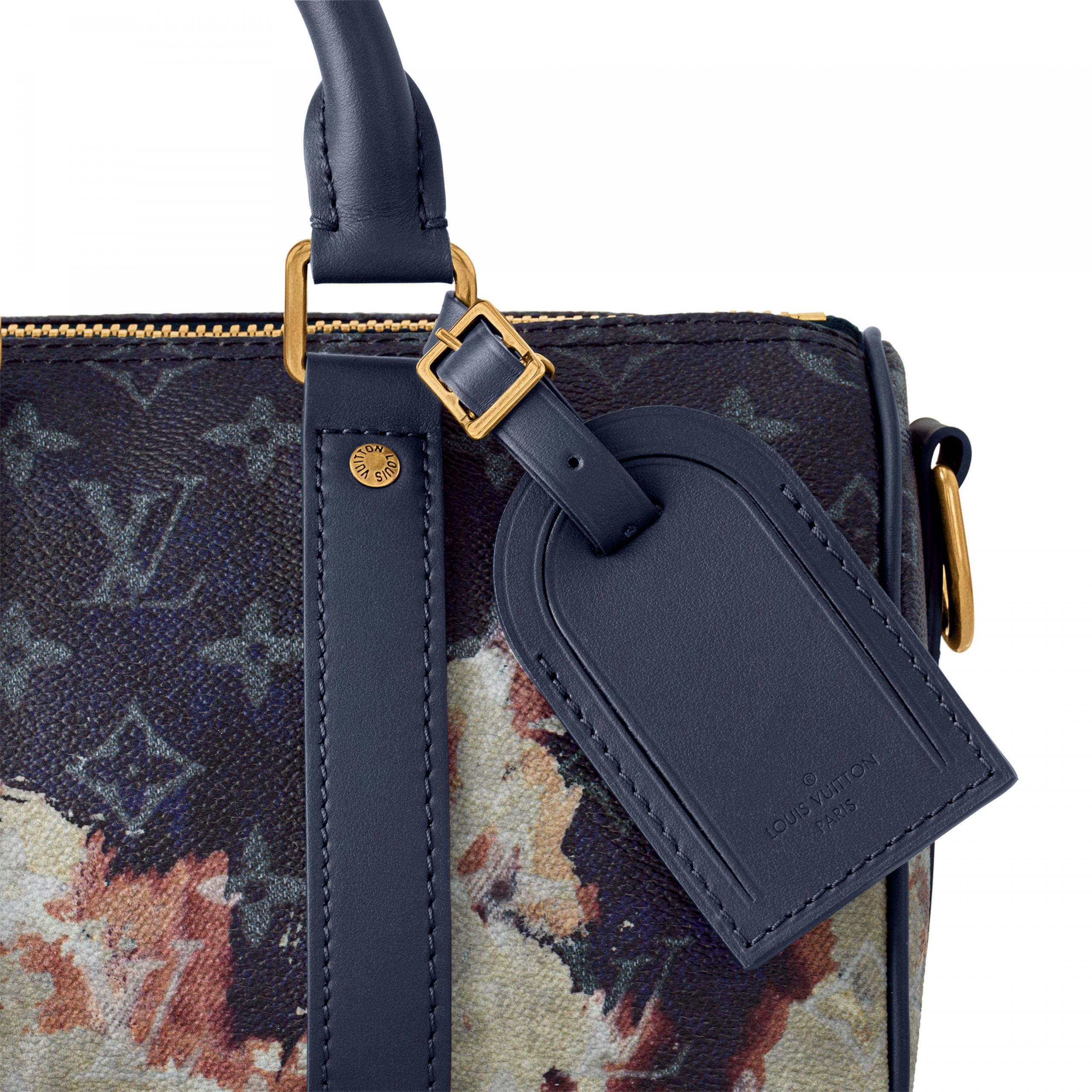 Louis Vuitton Monogram Ink Blue M46804 Keepall Bandoulière 25 Louis Vuitton Monogram Ink Blue M46804 Keepall Bandoulière 25