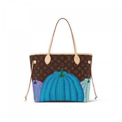 Louis Vuitton LV x YK Neverfull MM M46468 Pumpkin print