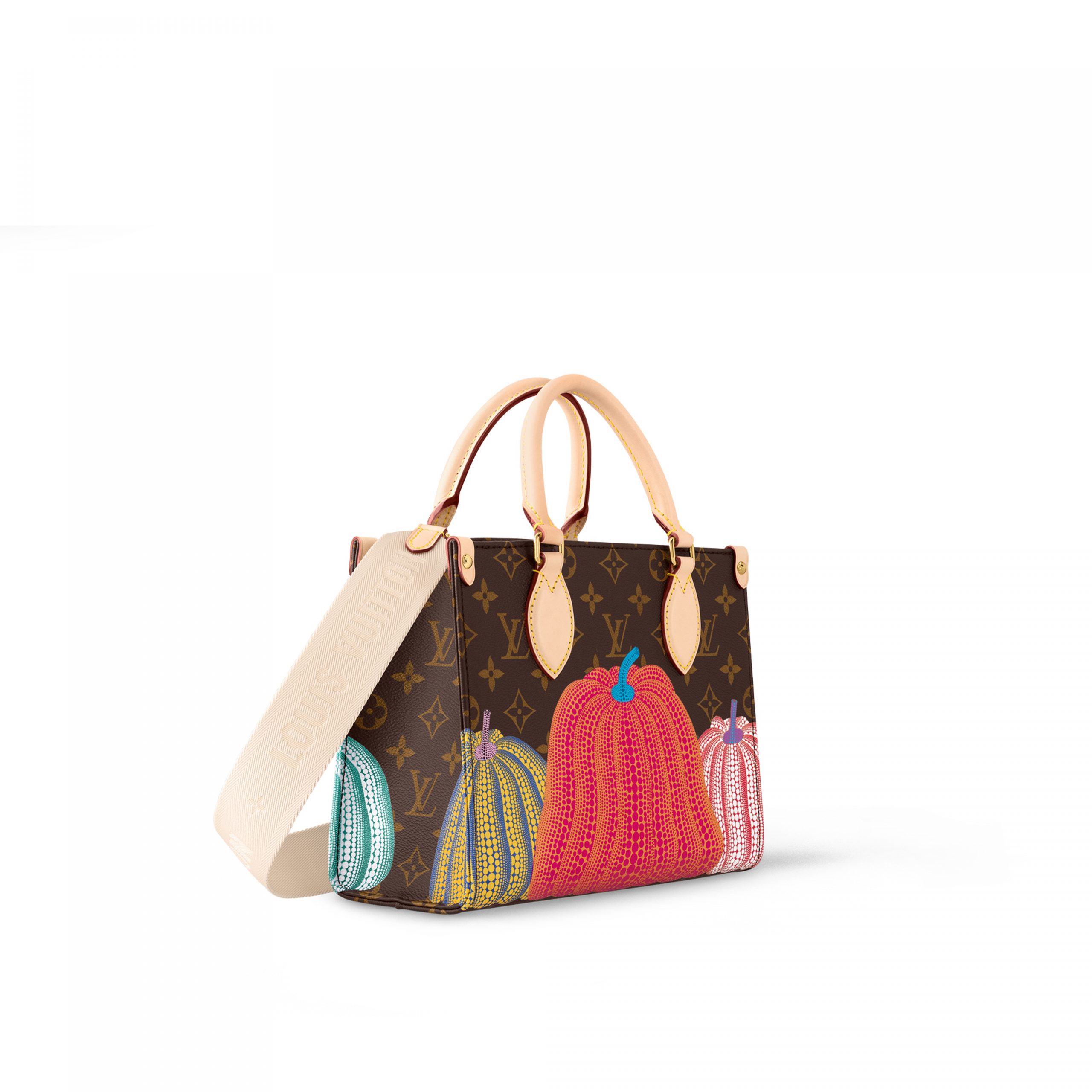 Louis Vuitton LV x YK OnTheGo PM M46467 Pumpkin print Louis Vuitton LV x YK OnTheGo PM M46467 Pumpkin print