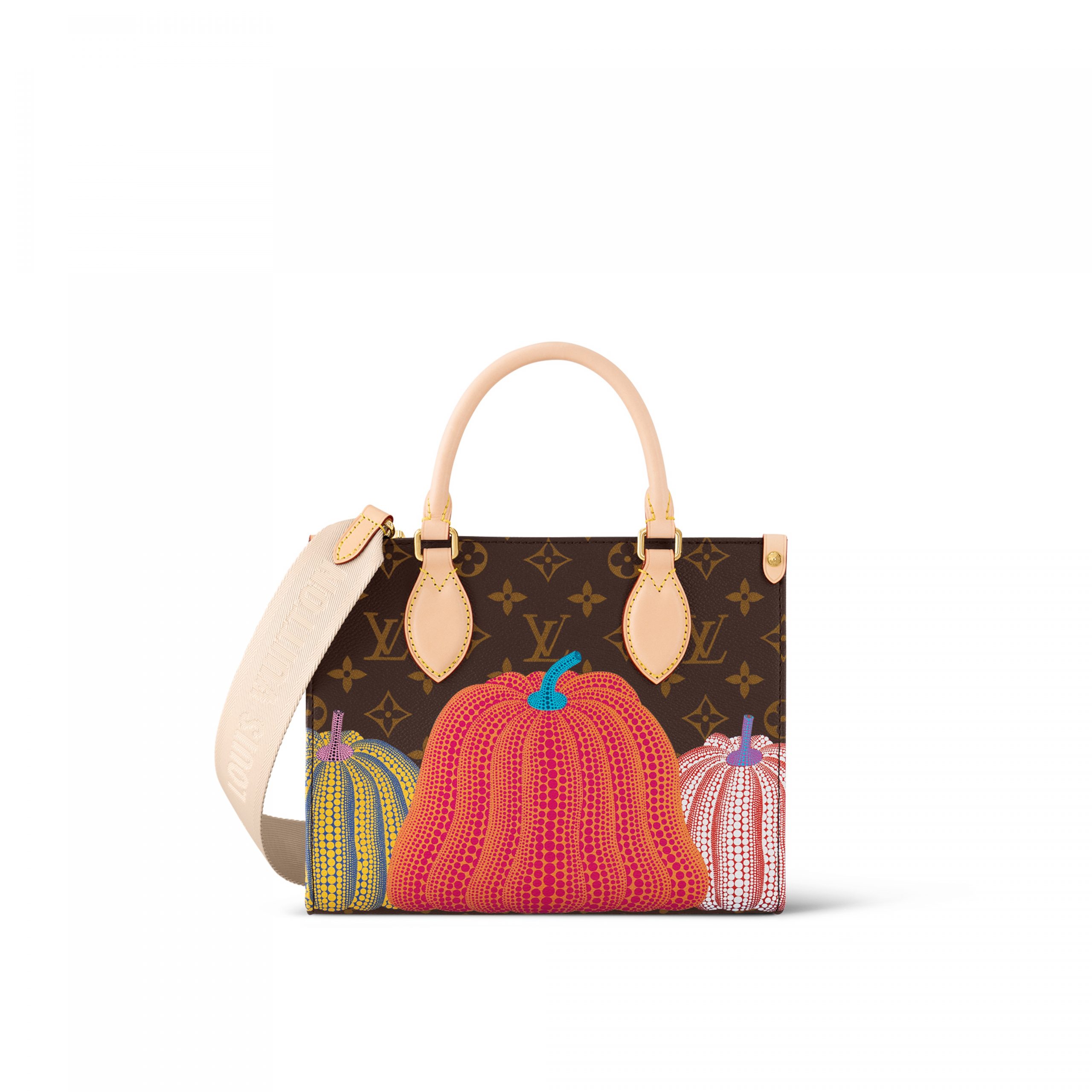 Louis Vuitton LV x YK OnTheGo PM M46467 Pumpkin print Louis Vuitton LV x YK OnTheGo PM M46467 Pumpkin print