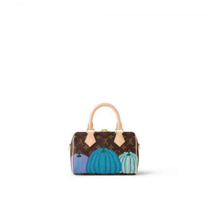Louis Vuitton M46469 LV x YK Speedy Bandoulière 20 Pumpkin print