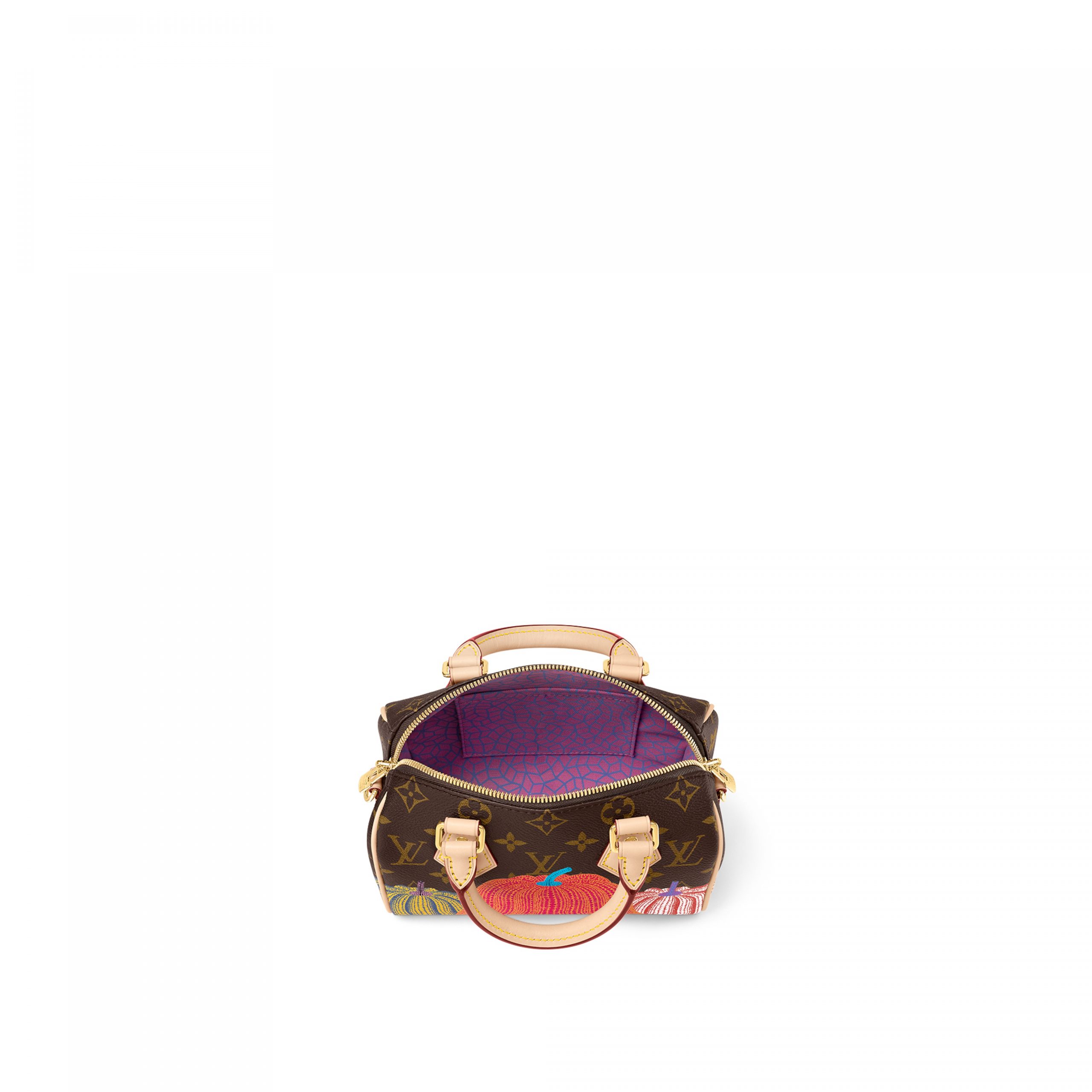 Louis Vuitton M46469 LV x YK Speedy Bandoulière 20 Pumpkin print Louis Vuitton M46469 LV x YK Speedy Bandoulière 20 Pumpkin print