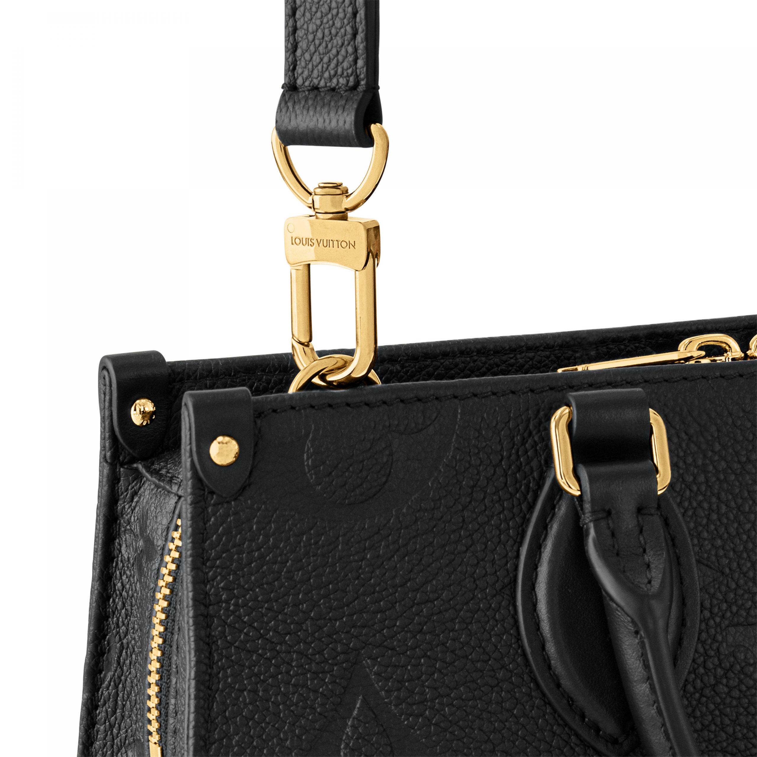 Louis Vuitton M23640 OnTheGo East West Black Monogram Empreinte Leather Louis Vuitton M23640 OnTheGo East West Black Monogram Empreinte Leather