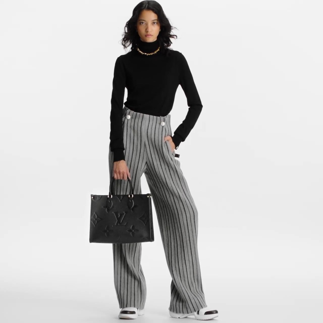 Louis Vuitton OnTheGo MM M45595 Black Louis Vuitton OnTheGo MM M45595 Black