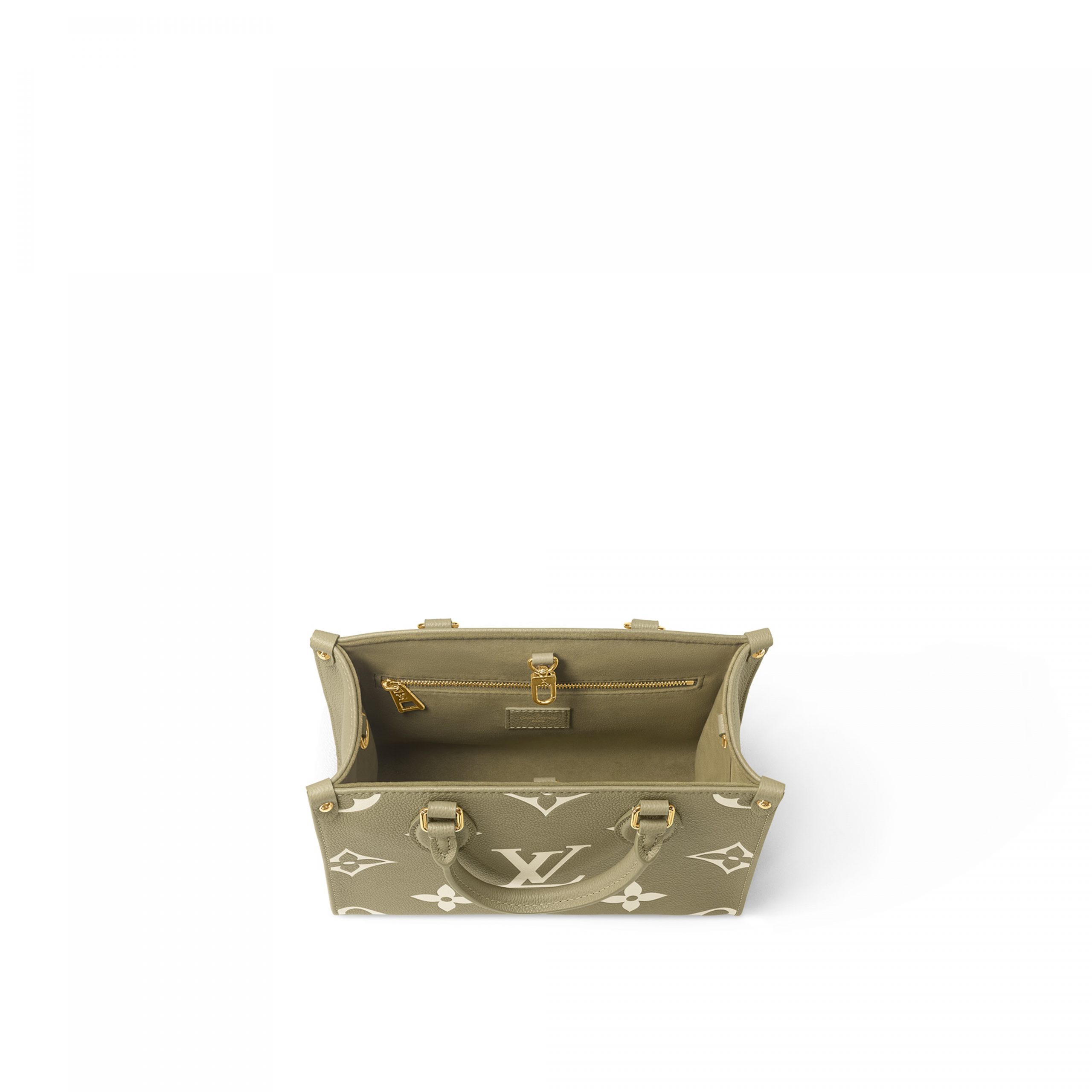 Louis Vuitton M46647 OnTheGo PM Khaki Cream Louis Vuitton M46647 OnTheGo PM Khaki Cream