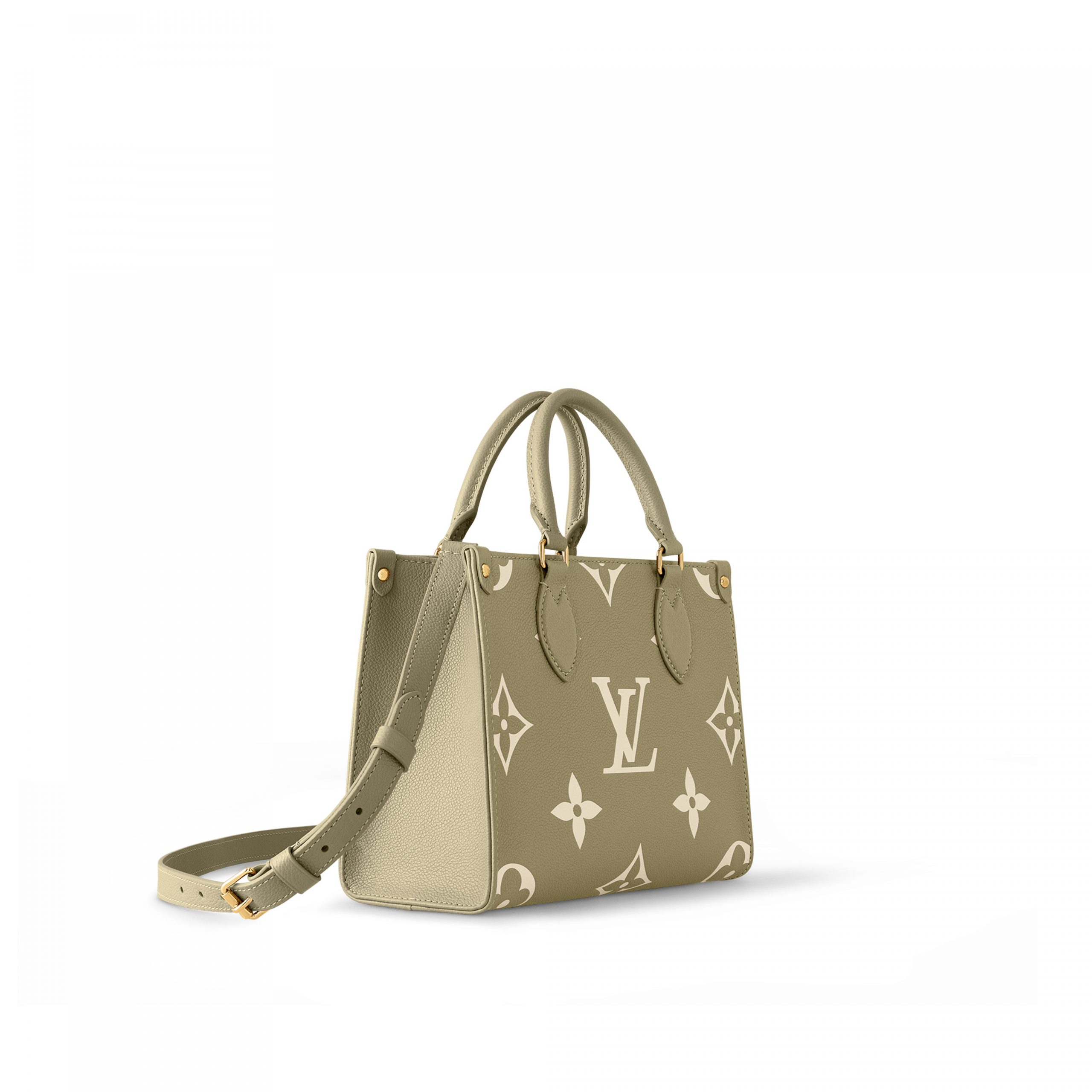Louis Vuitton M46647 OnTheGo PM Khaki Cream Louis Vuitton M46647 OnTheGo PM Khaki Cream