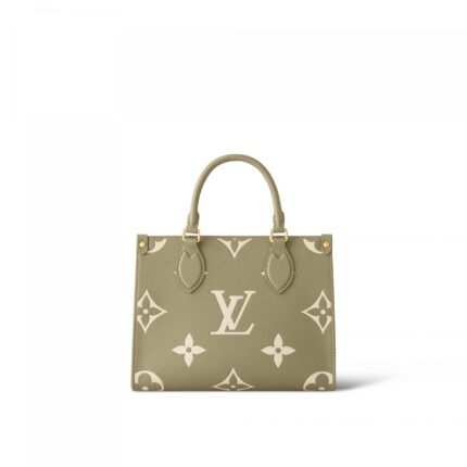 Louis Vuitton M46647 OnTheGo PM Khaki Cream