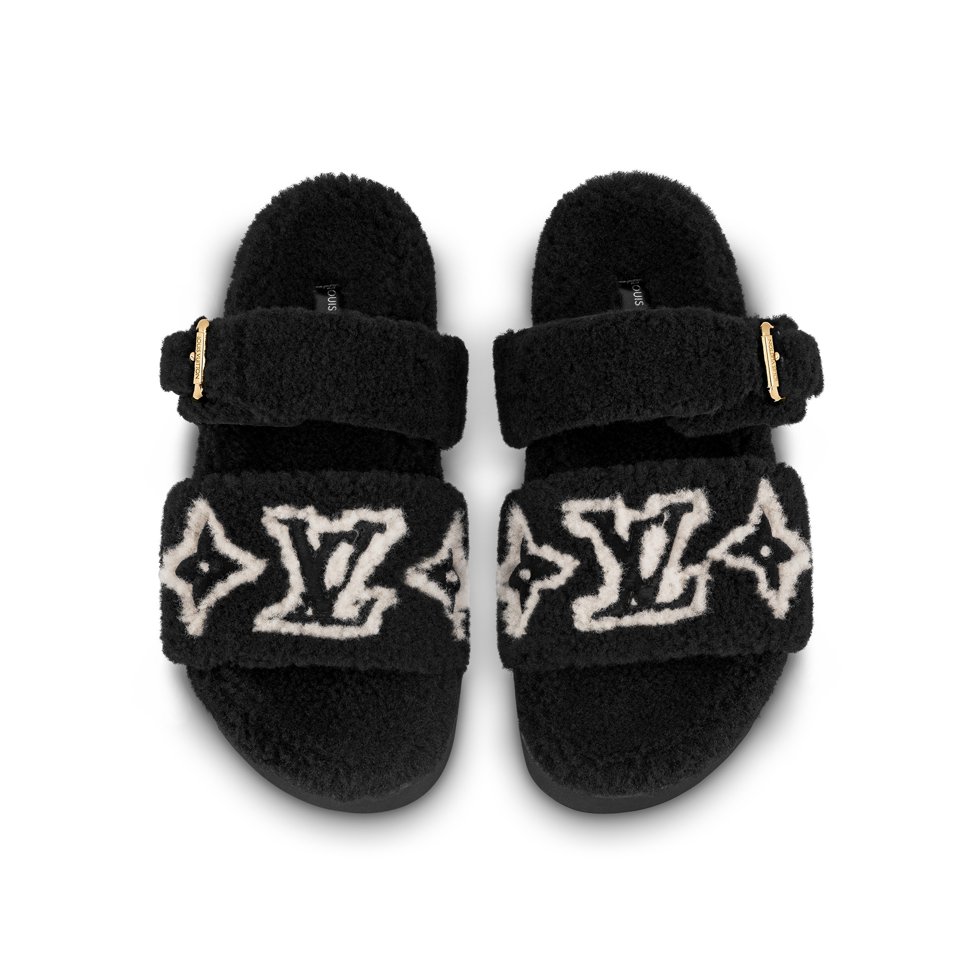 Louis Vuitton Paseo Flat Comfort Mules Black 1AACR9 Louis Vuitton Paseo Flat Comfort Mules Black 1AACR9