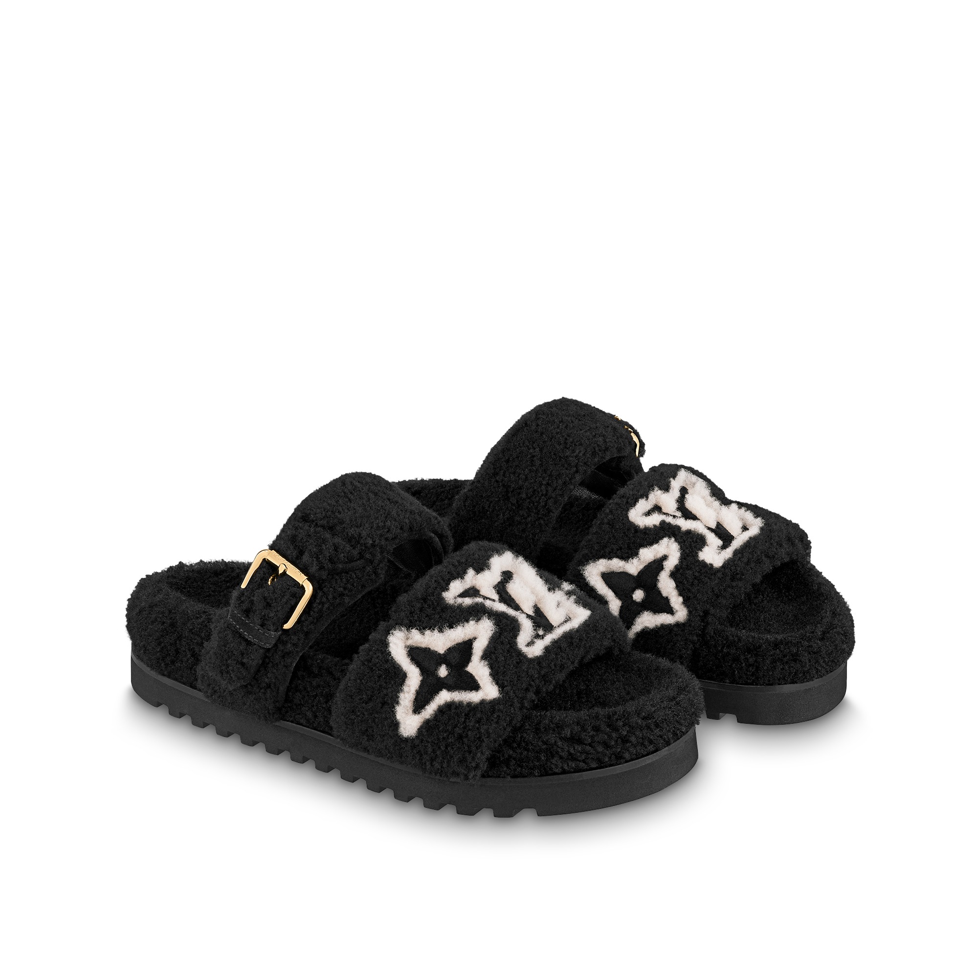 Louis Vuitton Paseo Flat Comfort Mules Black 1AACR9 Louis Vuitton Paseo Flat Comfort Mules Black 1AACR9