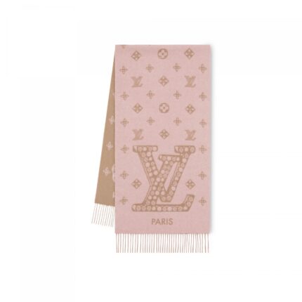 Louis Vuitton M79543 Pink Precious Dragon Reykjavik Scarf
