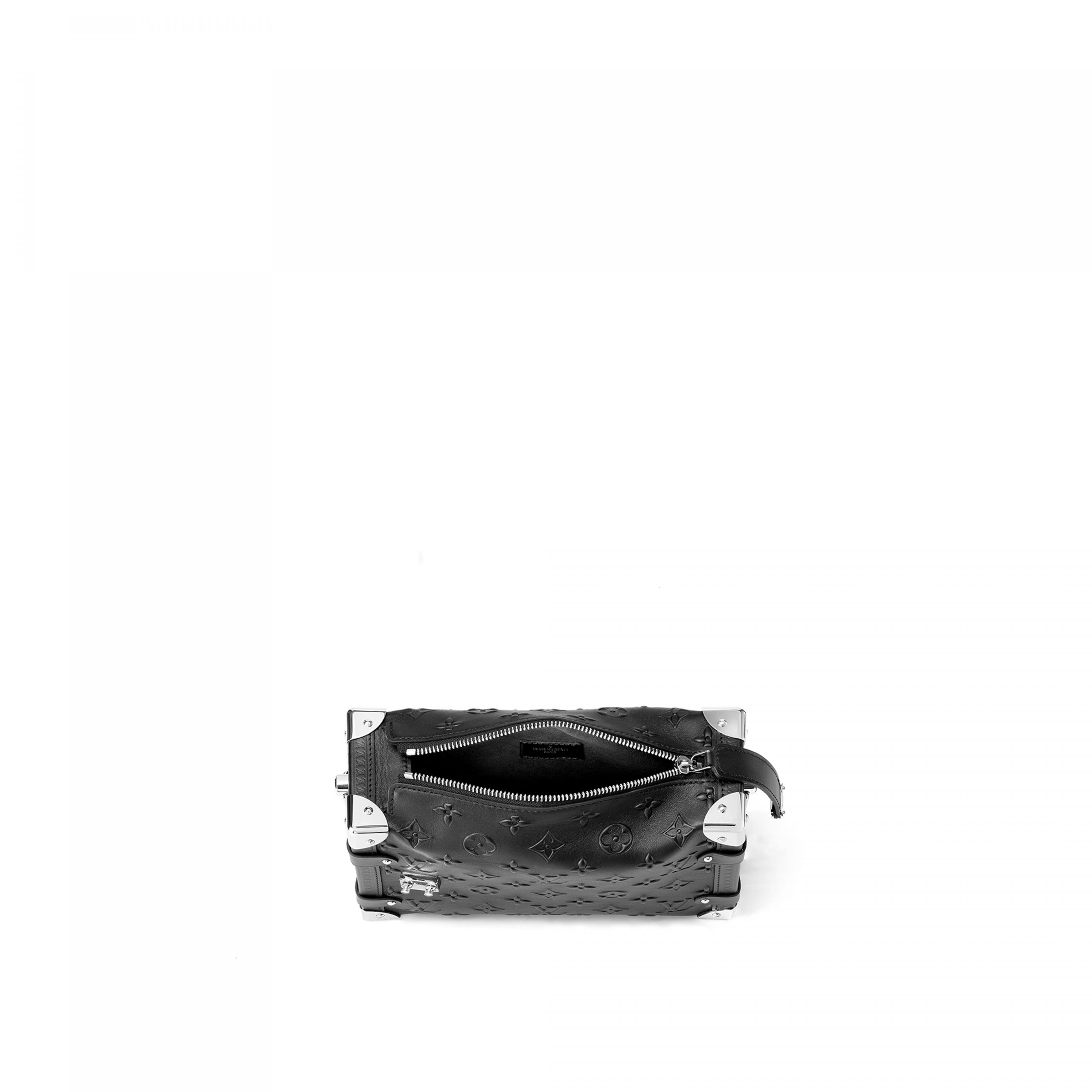 Louis Vuitton M21709 Side Trunk MM Black Fashion Leather Louis Vuitton M21709 Side Trunk MM Black Fashion Leather