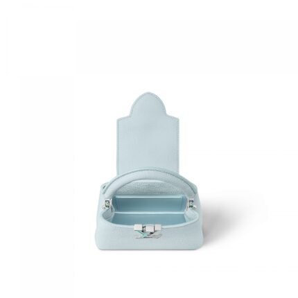 Louis Vuitton M23289 LV SKI Capucines Mini Blue Glacier