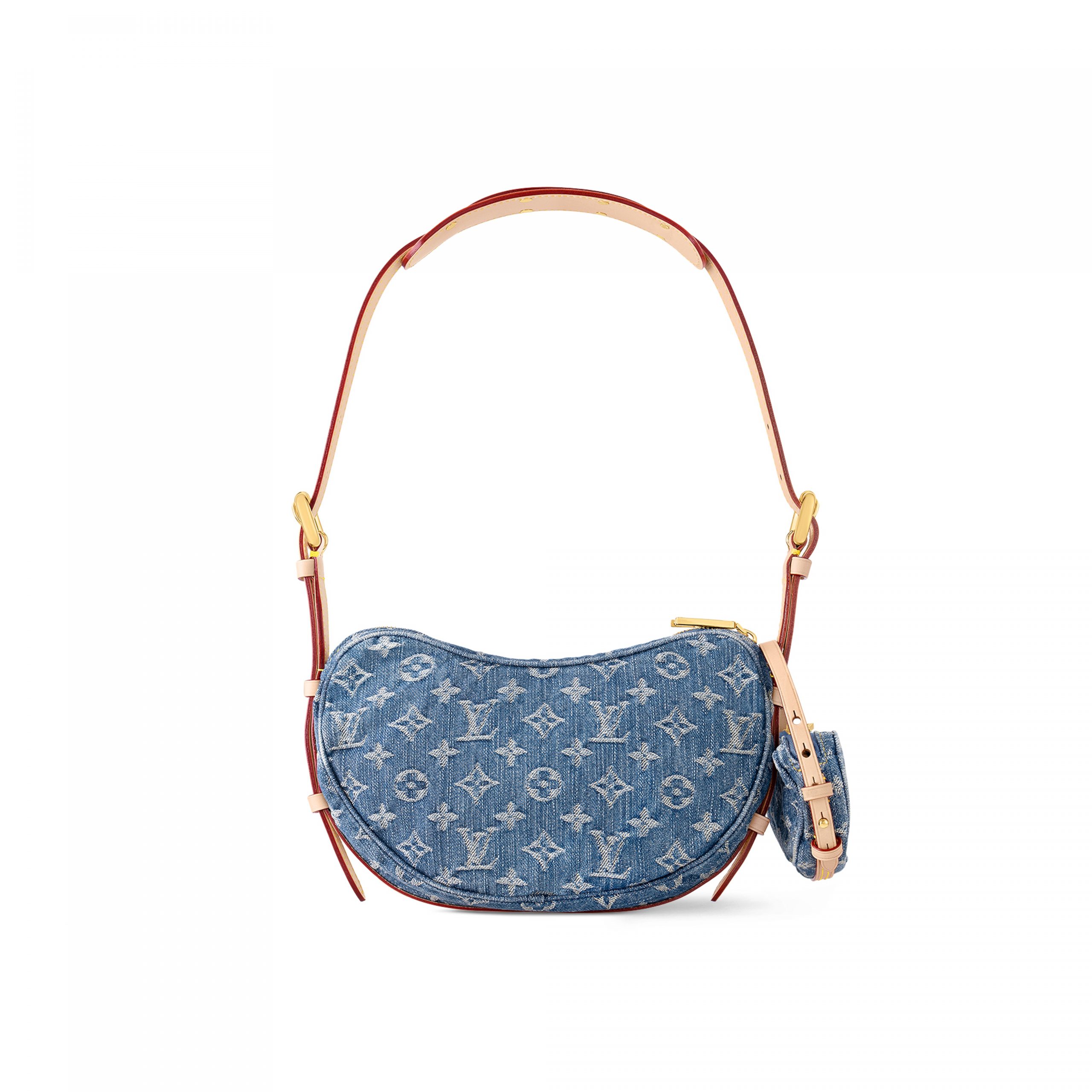Louis Vuitton M46856 Croissant MM Denim Blue Louis Vuitton M46856 Croissant MM Denim Blue