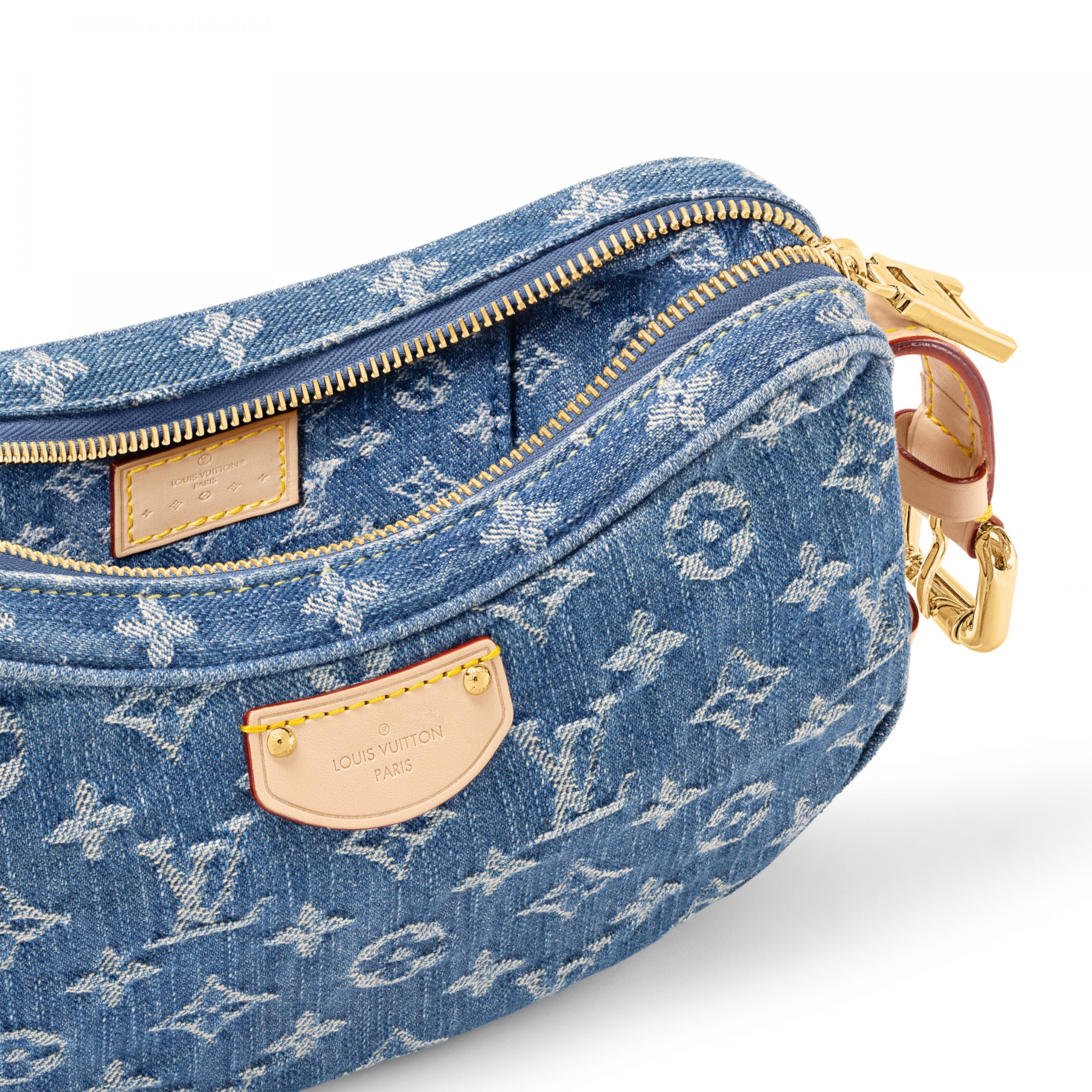 Louis Vuitton M46856 Croissant MM Denim Blue Louis Vuitton M46856 Croissant MM Denim Blue