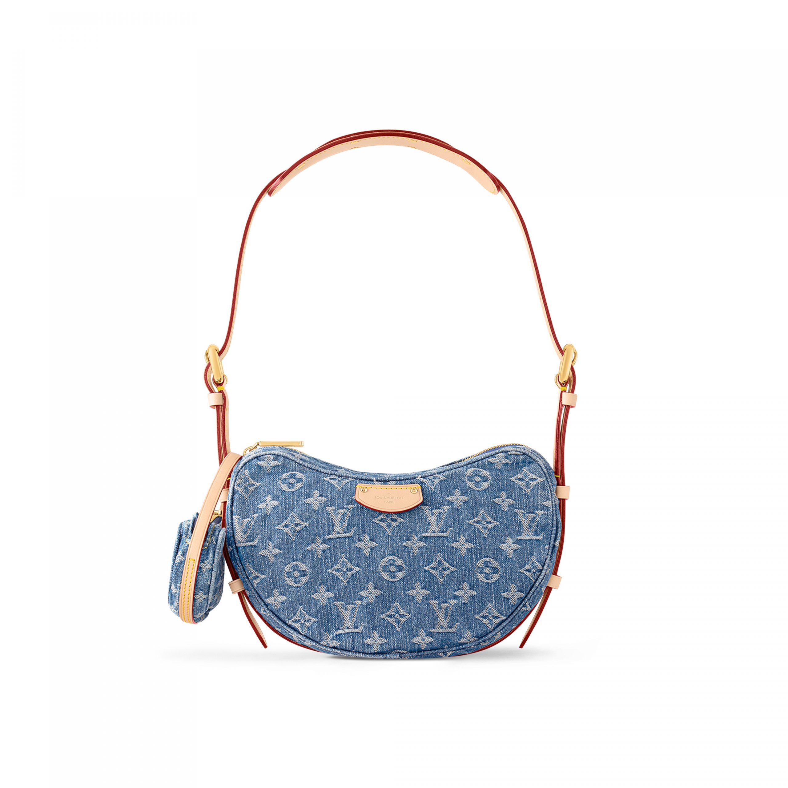 Louis Vuitton M46856 Croissant MM Denim Blue Louis Vuitton M46856 Croissant MM Denim Blue