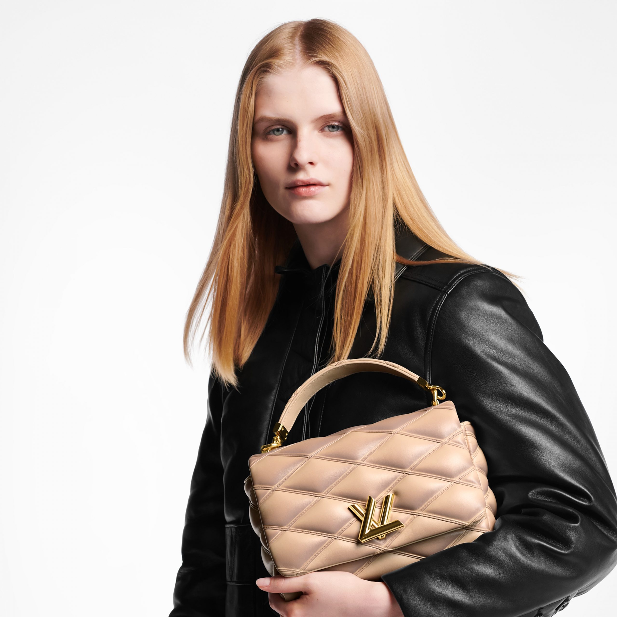 Louis Vuitton M23568 GO-14 MM BEIGE ROSE