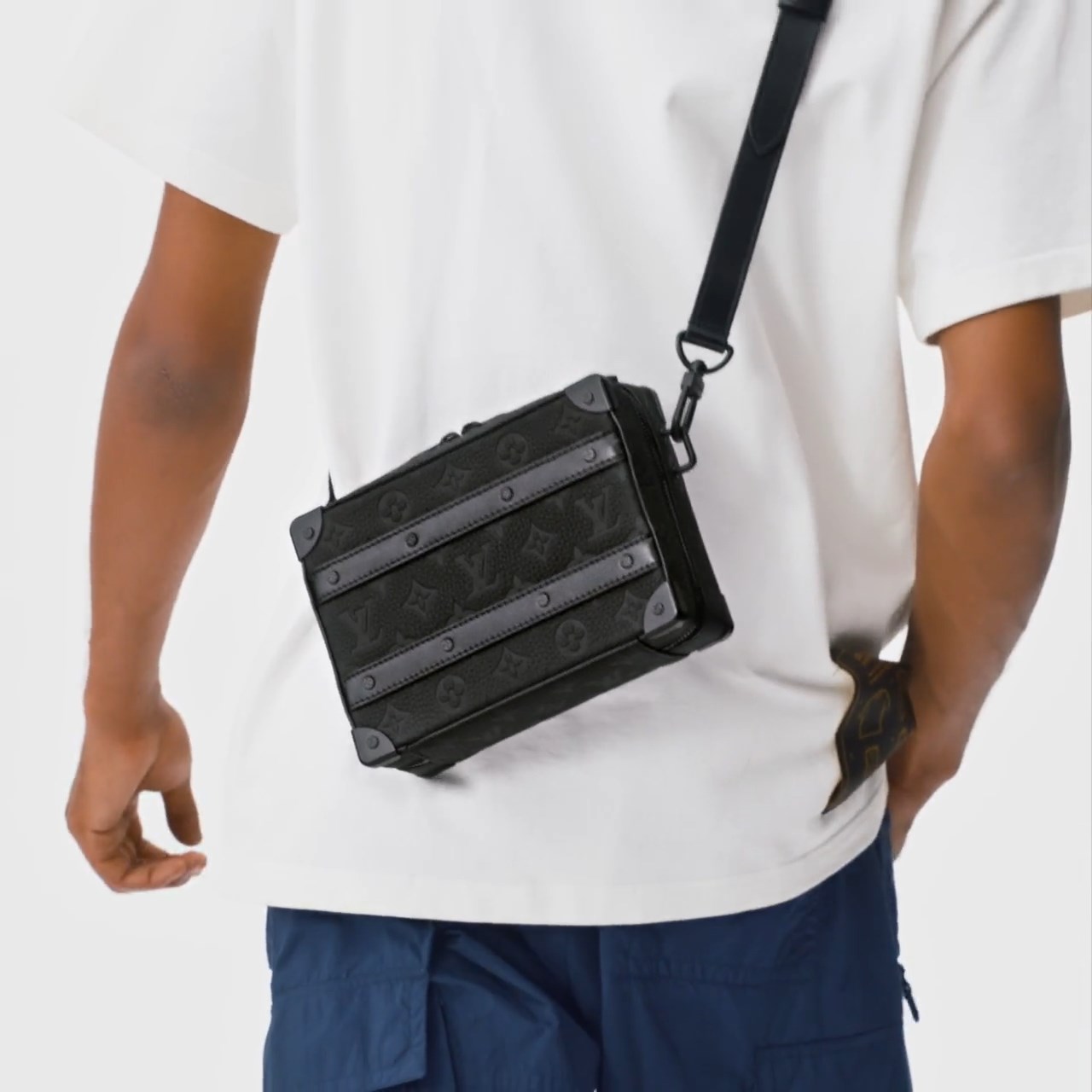 Louis Vuitton M59163 Handle Soft Trunk Black Monogram Louis Vuitton M59163 Handle Soft Trunk Black Monogram