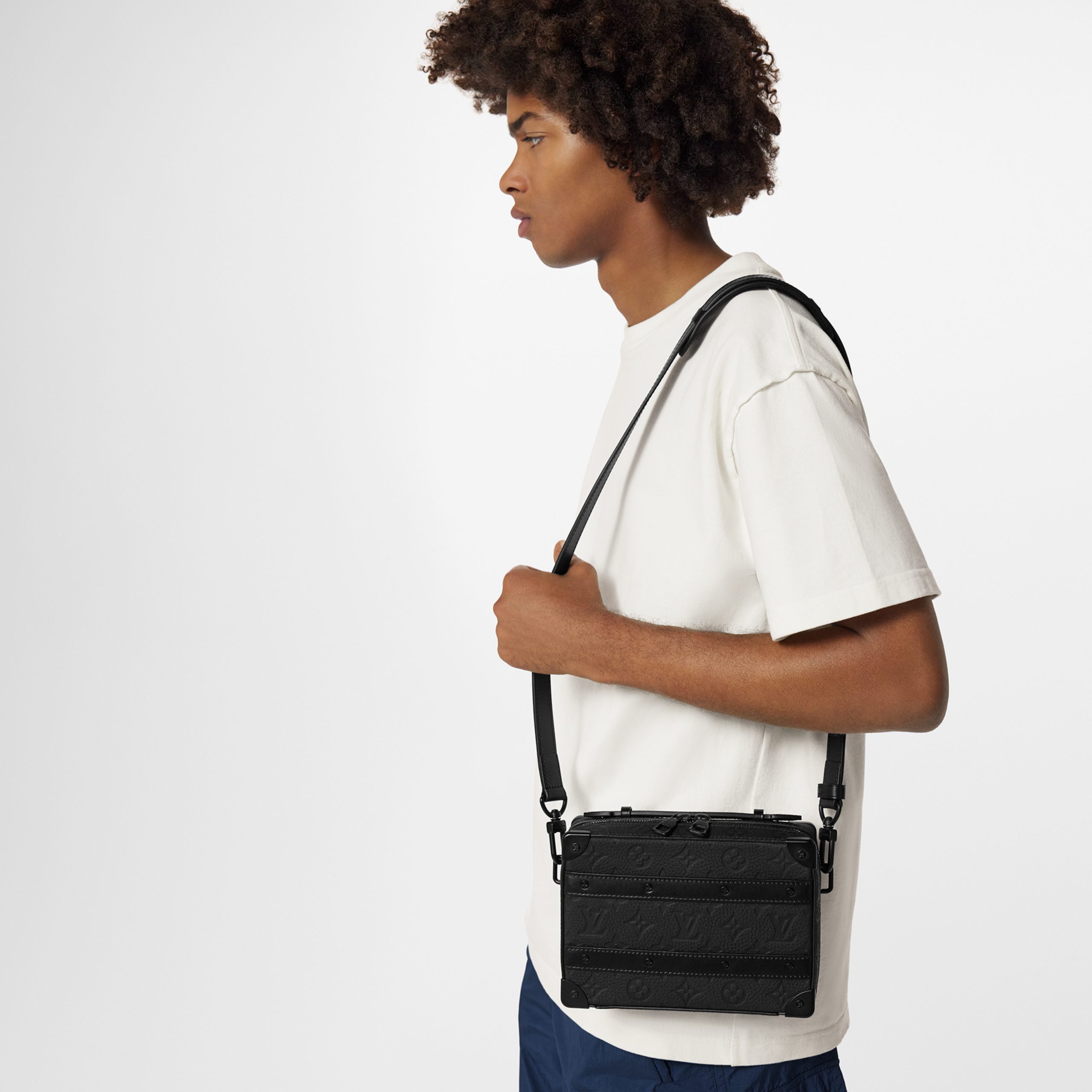 Louis Vuitton M59163 Handle Soft Trunk Black Monogram Louis Vuitton M59163 Handle Soft Trunk Black Monogram