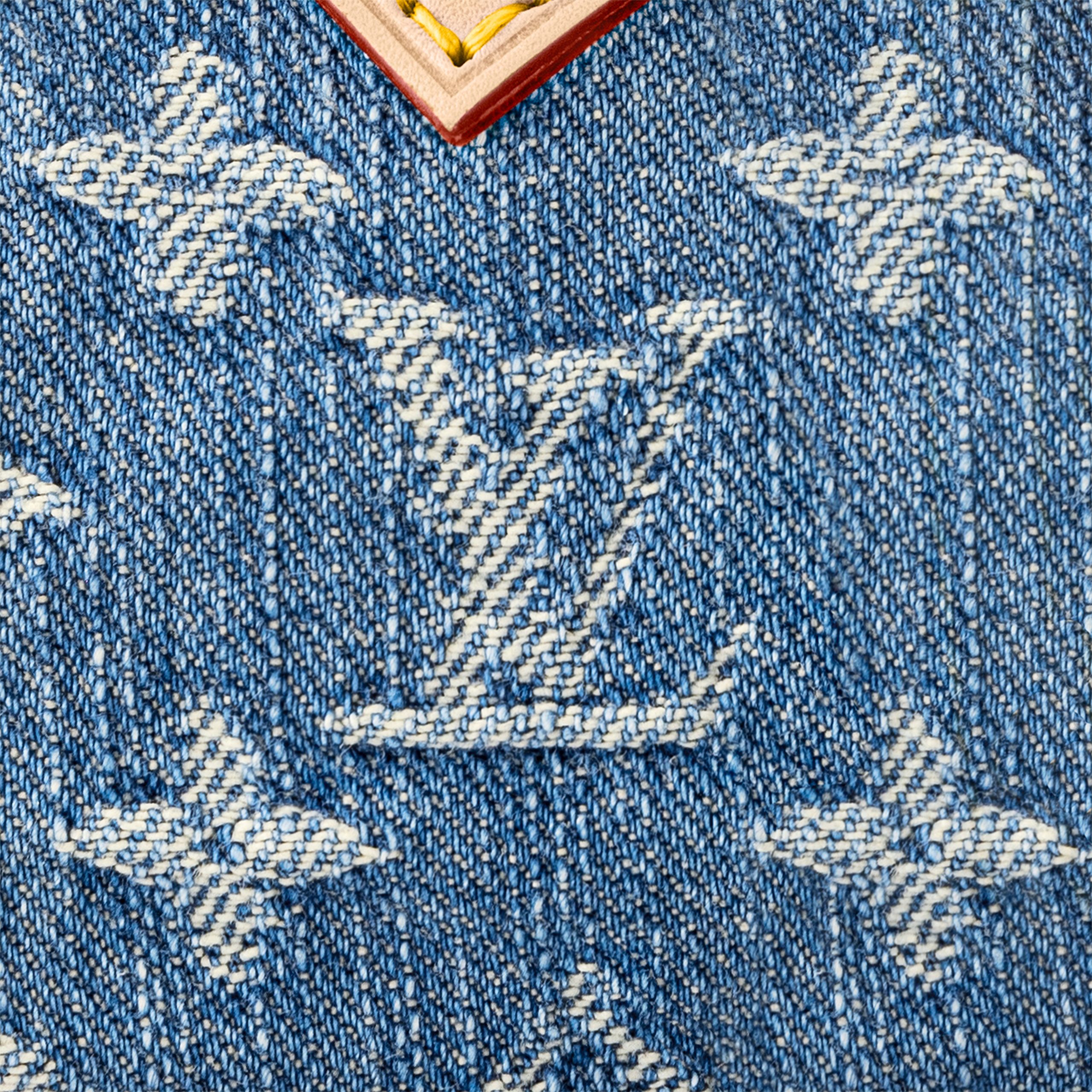 Louis Vuitton M82950 Nano Speedy Denim Blue Louis Vuitton M82950 Nano Speedy Denim Blue