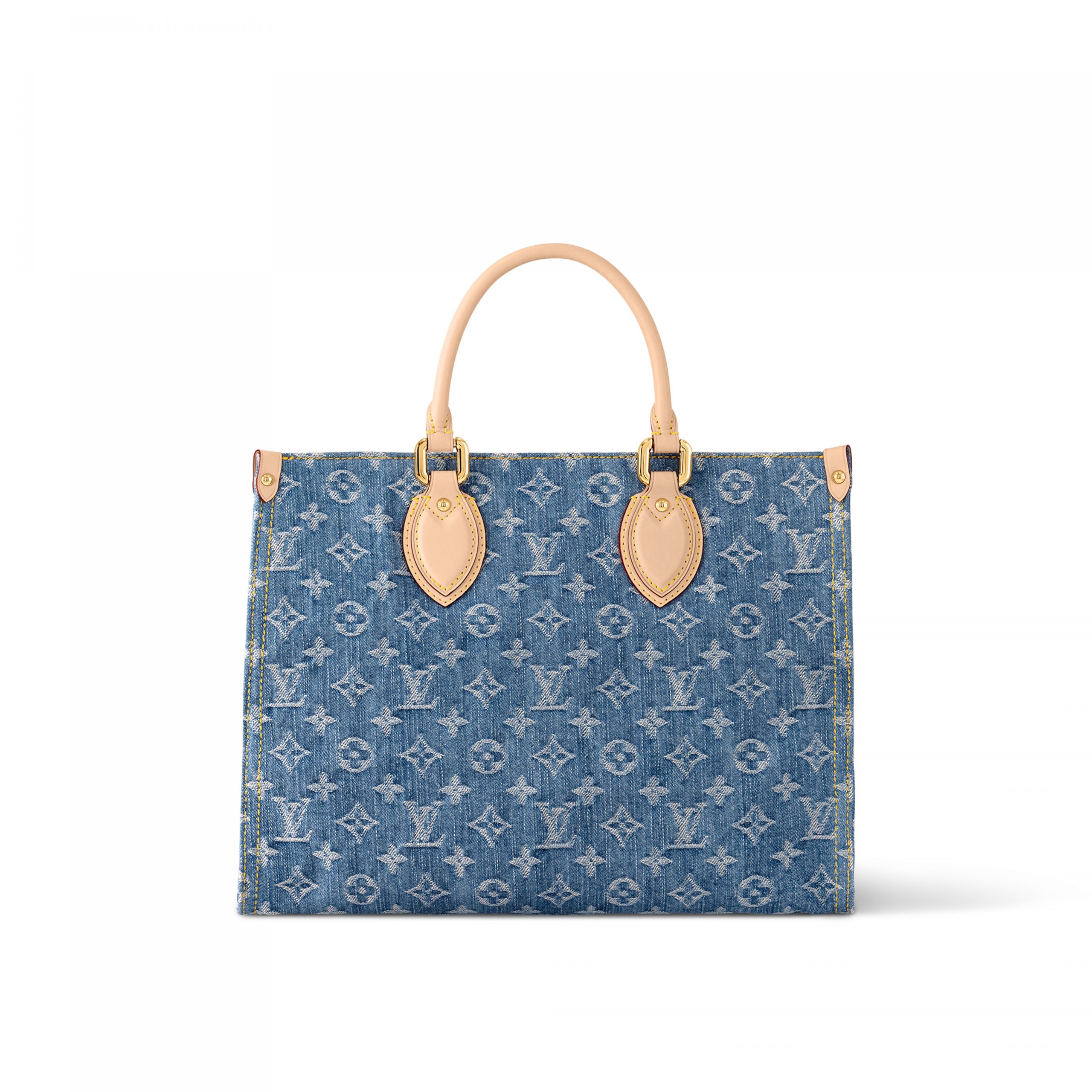 Louis Vuitton M46871 OnTheGo MM Denim Blue Louis Vuitton M46871 OnTheGo MM Denim Blue