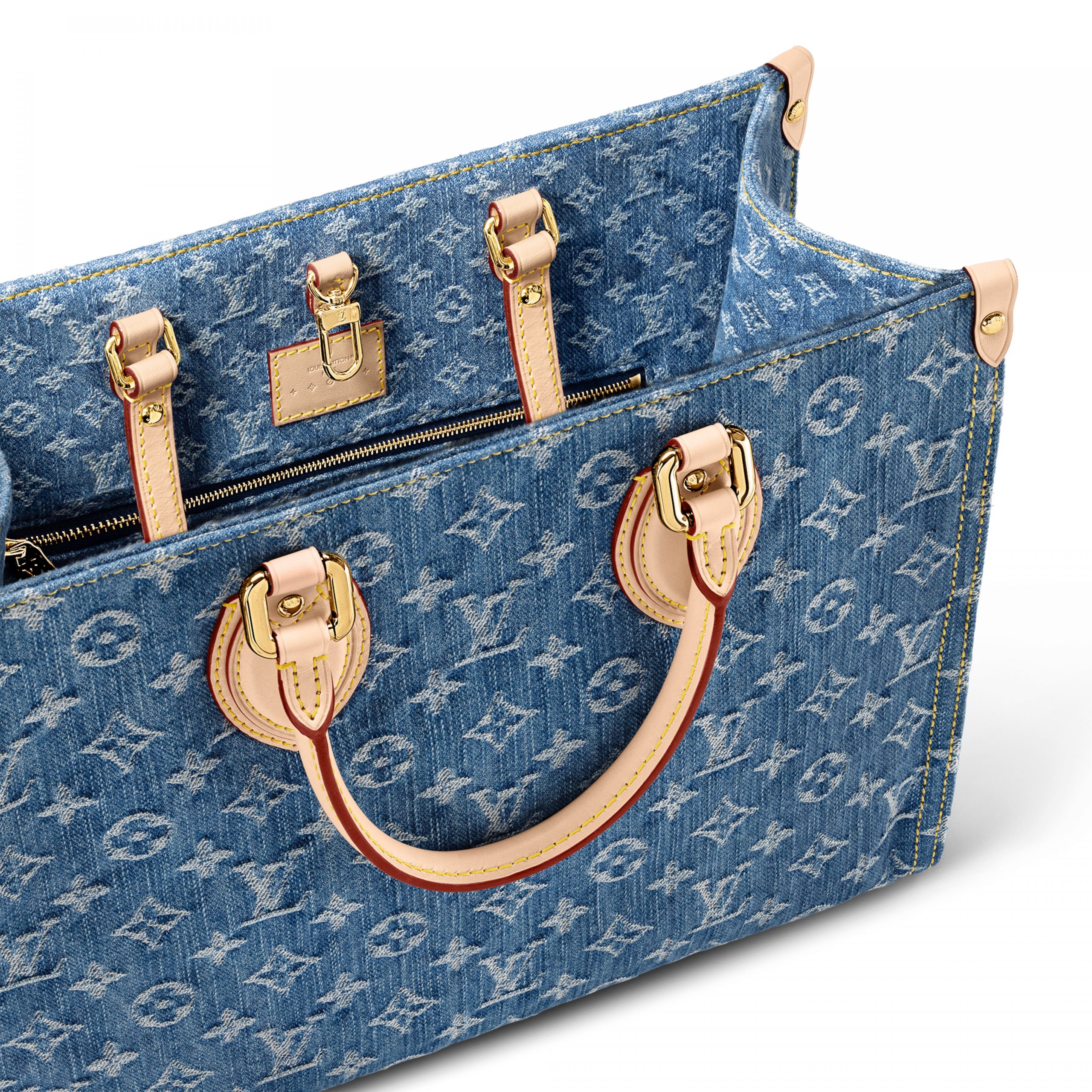 Louis Vuitton M46871 OnTheGo MM Denim Blue Louis Vuitton M46871 OnTheGo MM Denim Blue