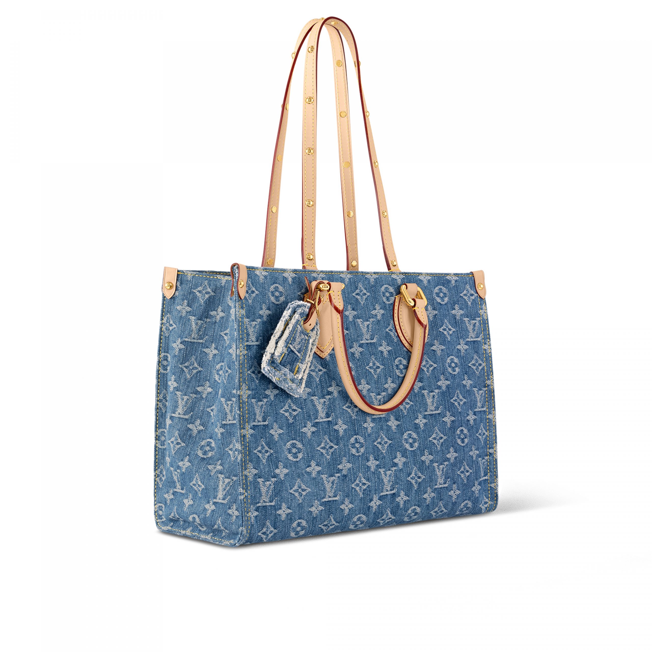 Louis Vuitton M46871 OnTheGo MM Denim Blue Louis Vuitton M46871 OnTheGo MM Denim Blue