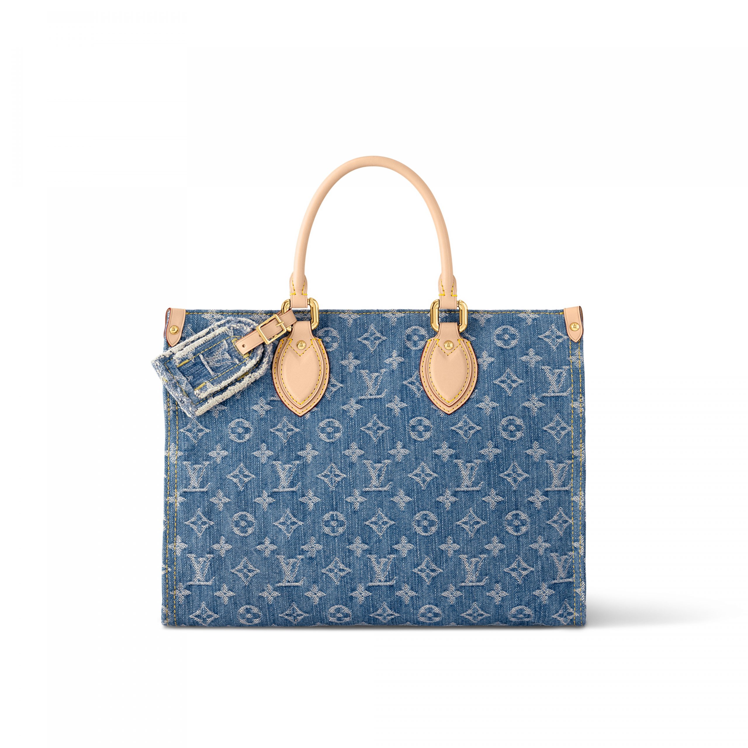 Louis Vuitton M46871 OnTheGo MM Denim Blue Louis Vuitton M46871 OnTheGo MM Denim Blue