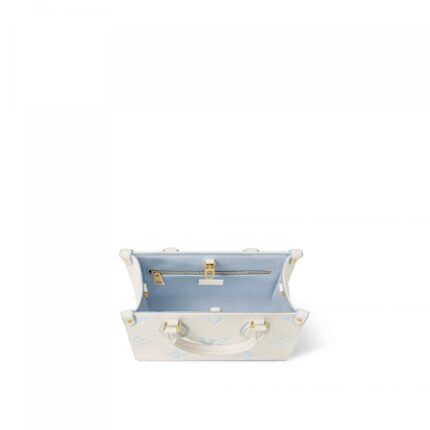 Louis Vuitton M46833 OnTheGo PM Latte/Candy Blue