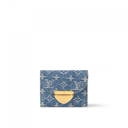 Louis Vuitton M82959 Victorine Wallet Denim Blue